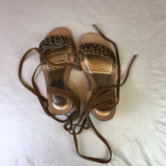 Cornetti Tropea Wedge Cheetah Print Sandals 36 - Picture 8 of 16